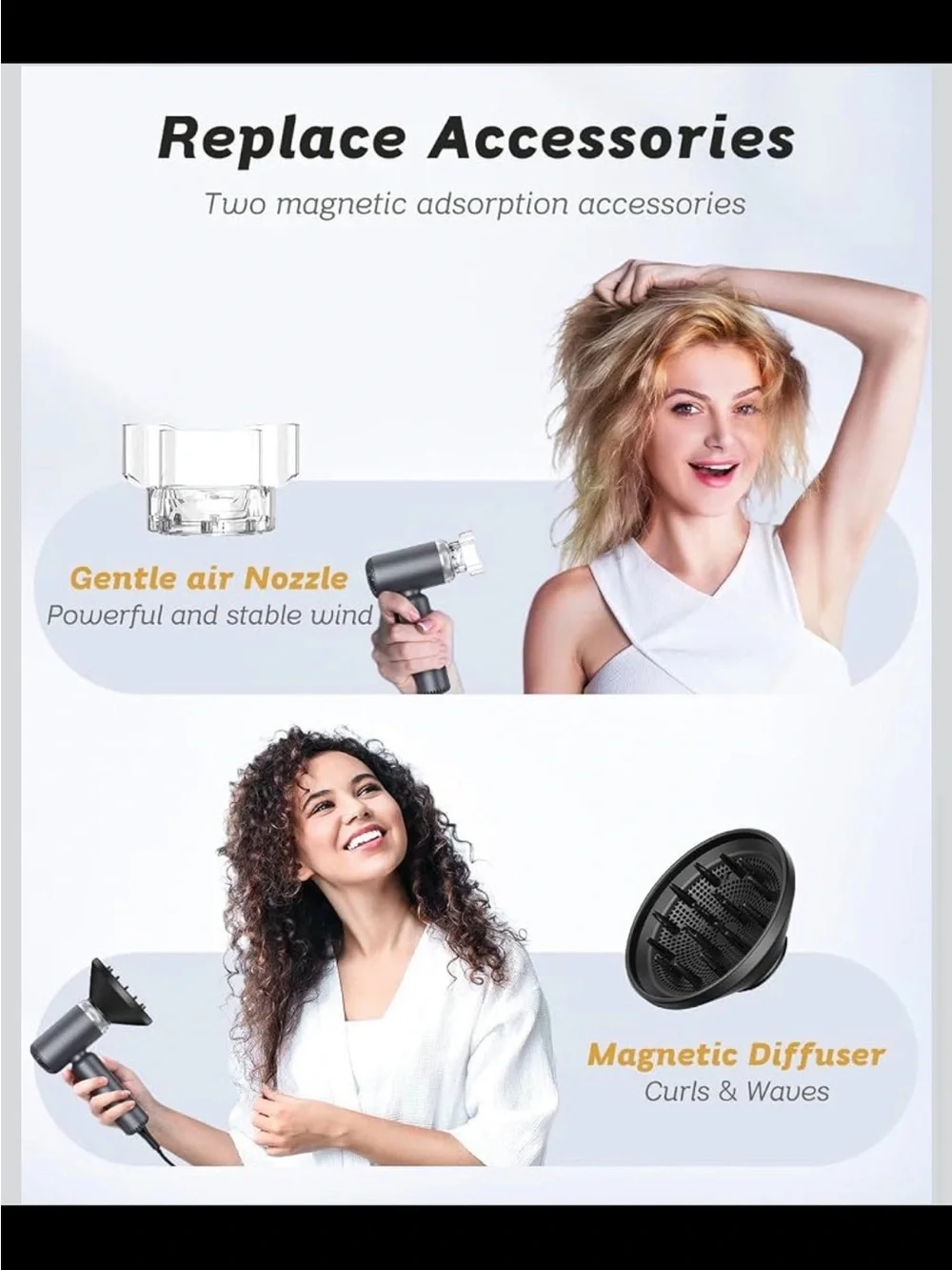 Dual Voltage Hair Dryer - High-Speed Ionic Blow Dryer for Travel - New in Box